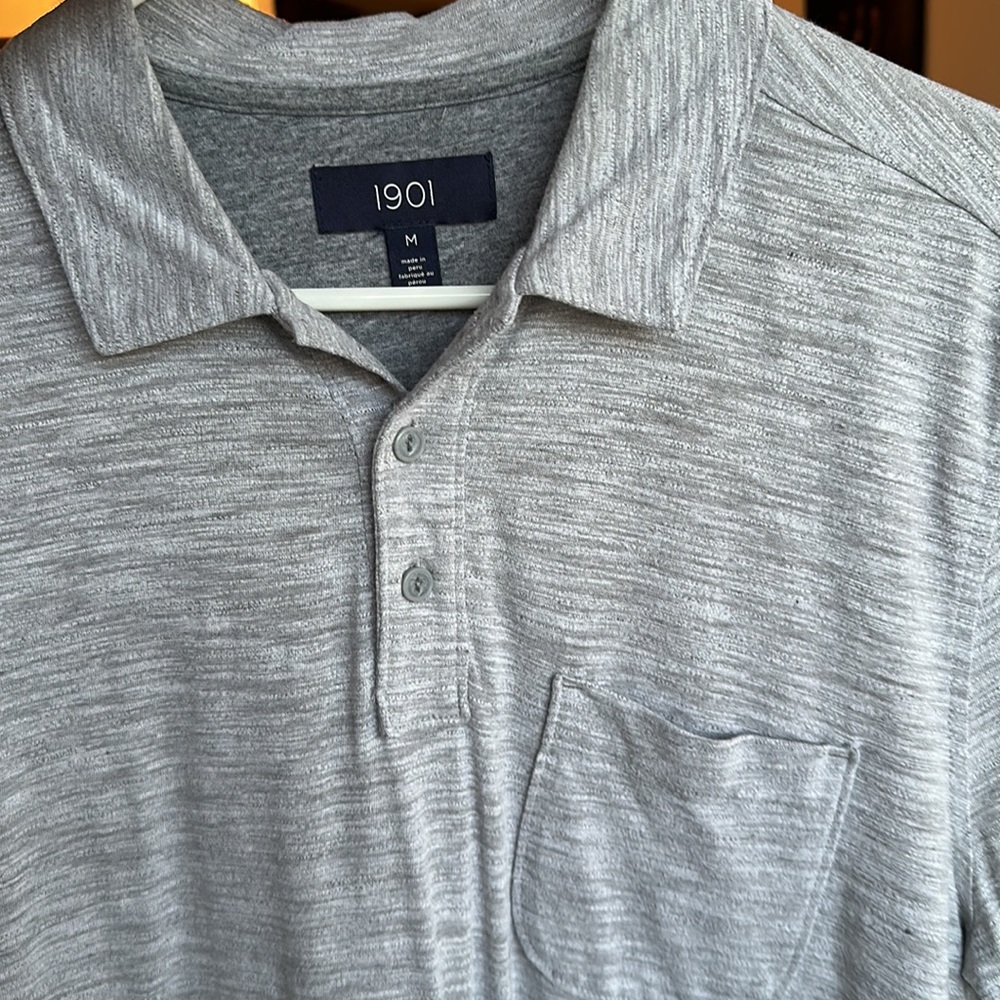 Men’s Gray 1901 Polo in size Medium